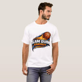 Slam Dunk Energy Basketball Shirt | Bold Orange &  Tシャツ (正面フル)