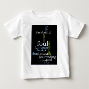 Slam Dunk of Words:バスケットボール・ゲーム・オブ・チャンピオン ベビーTシャツ