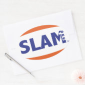 SLAM ONEステッカー 楕円形シール (封筒)