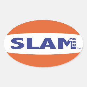 SLAM ONEステッカー 楕円形シール