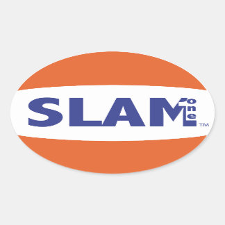 SLAM ONEステッカー 楕円形シール