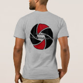 SLAMAのTシャツ-ヒースの灰色 Tシャツ (裏面)