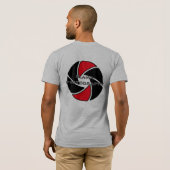 SLAMAのTシャツ-ヒースの灰色 Tシャツ (裏面フル)