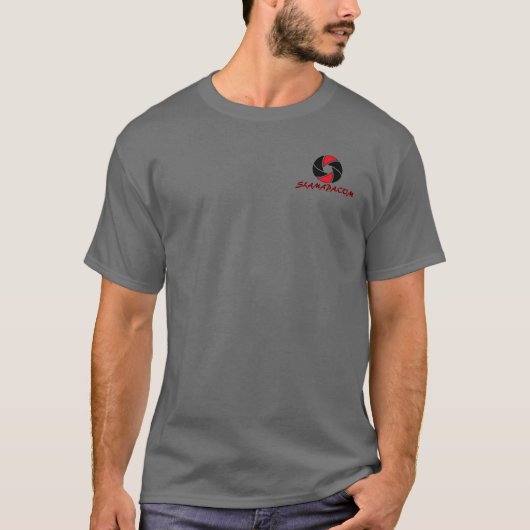 SLAMAのTシャツ-灰色 Tシャツ (正面)