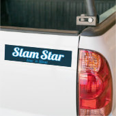 SlamStarのロゴ バンパーステッカー (トラック上)