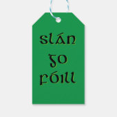 Slán Go Fóill ギフトタグ (裏面)