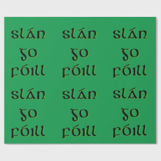Slán Go Fóill ラッピングペーパー