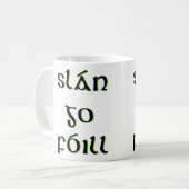 Slán Go Fóill Mug コーヒーマグカップ (正面左)