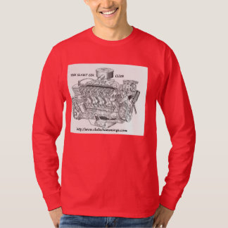 SLANT-SIXクラブ長袖のTシャツ Tシャツ