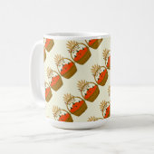 🎃 **Slanted Pumpkin & Wheat Mug コーヒーマグカップ (正面左)