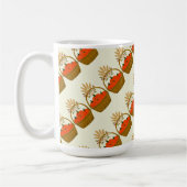 🎃 **Slanted Pumpkin & Wheat Mug コーヒーマグカップ (左)