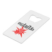 Slap You ☆ Dop Salop Salai間抜けをタイ語スクリプトで☆ クレジットカード栓抜き (裏面アングル)