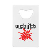 Slap You ☆ Dop Salop Salai間抜けをタイ語スクリプトで☆ クレジットカード栓抜き (裏面)