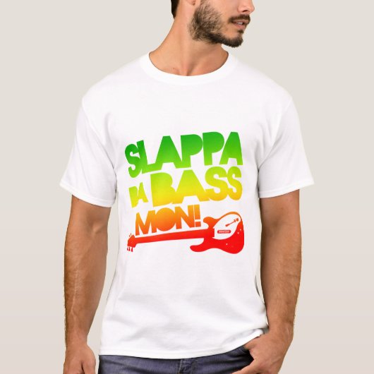 Slappa Daの低音月曜日! Tシャツ (正面)