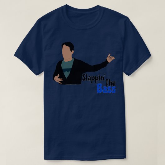 Slappin the bass tシャツ (デザイン正面)