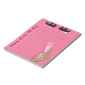 Slash All Day カスタマイズ Lash Lash Techメモ帳 ノートパッド (回転)