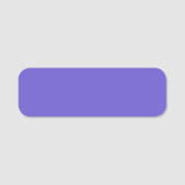 Slate Blue Custom Classic Name Tag 名札 (正面)