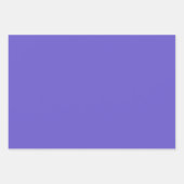 Slate Blue Gift Wrapping Paper Set – Customizable ラッピングペーパーシート (正面)
