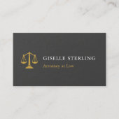 Slate Professional Attorney Law Firm Stone 名刺 (正面)