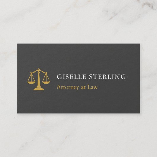 Slate Professional Attorney Law Firm Stone 名刺 (正面)