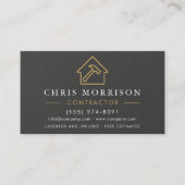 Slate Stone Gold Modern Building Construction  名刺 (正面)