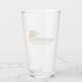 Slaughter Beach Delaware Sun Palm Trees タンブラーグラス (裏面)
