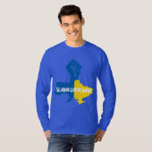 Slava Ukraini! 団結のTシャツ Tシャツ (正面フル)