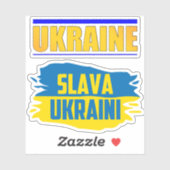 Slava Ukraini, Glory to Ukraine シール (シート)