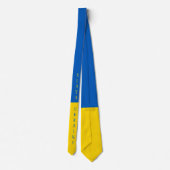 Slava Ukraini Glory to Ukraine flag ネクタイ (裏面)