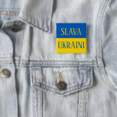 Slava Ukraini Glory to Ukraine flag pin 缶バッジ (インサイチュ)