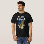 Slava Ukraini, glory to Ukraine T-Shirt Tシャツ (正面フル)