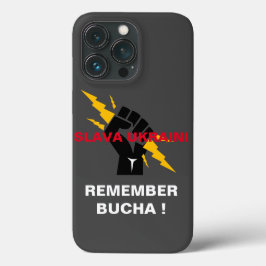 SLAVA UKRAINI REMEMBER BUCHA Case-Mate iPhone CASE 13 Proケース