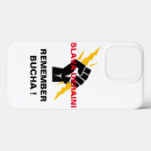 SLAVA UKRAINI REMEMBER BUCHA Case-Mate iPhone CASE iPhoneケース (裏面 (横))