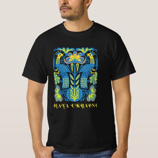 Slava Ukraini Tシャツ (正面)
