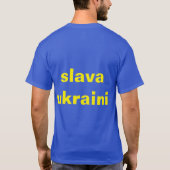 slava ukraini Tシャツ (裏面)