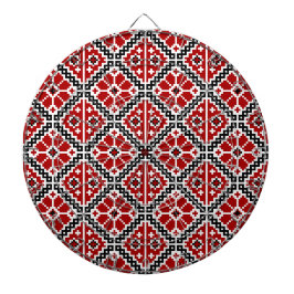 Slavic Ethnic Embroidery, Balkan Traditional ダーツボード