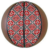 Slavic Ethnic Embroidery, Balkan Traditional バスケットボール (縦)