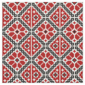 Slavic Ethnic Embroidery, Balkan Traditional ファブリック (クローズアップ)