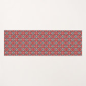 Slavic Ethnic Embroidery, Balkan Traditional ヨガマット (正面(横))