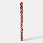 Slavic Ethnic Embroidery, Balkan Traditional iPhoneケース (左側面)