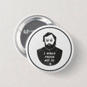 Slavoj Zizek – 私はボタンを好まない 缶バッジ (正面&裏面)