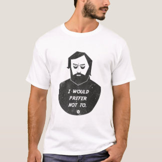 Slavoj Zizek - I would prefer not to Tシャツ