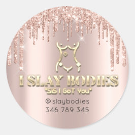 Slay体ロゴコスメカスタムティックディップスC ラウンドシール