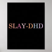 Slay-dhd 楽しいデザイン ポスター (正面)
