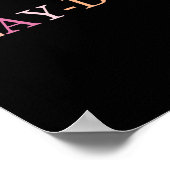 Slay-dhd Funny Design ポスター (角)