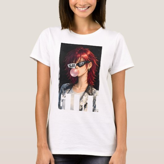 SLAY IT! - バブルガム レベルコレクション Tシャツ (正面)