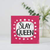 Slay Queen Greeting Card カード (スタンド正面)