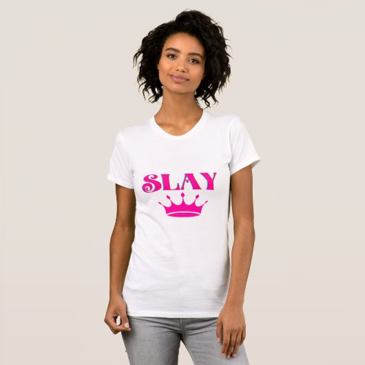 Slay Queen T-Shirt Design Tシャツ (正面フル)