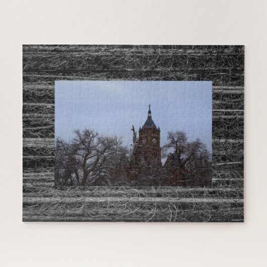 SLCおよび郡建物 ジグソーパズル (横)