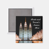 SLCテンプルマグネット – カスタマイズ可能 マグネット (正面/裏面)